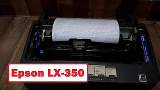 Принтер Epson LX350 двоит Калибровка [upl. by Devina]