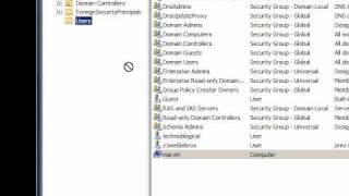 Windows Server 2008 add an Active Directory Computer [upl. by Aimahc]