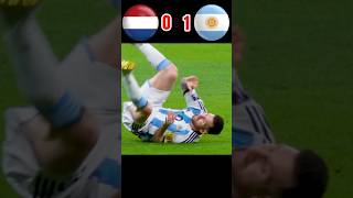 Argentina 🆚 Netherland  fight match  football cr7 youtube shorts2030 [upl. by Idnahs]