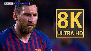 8K  Messi Free Kick Goal vs Liverpool [upl. by Lavona]