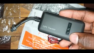 Unboxing and testing GPS Tracker GT02A with Real Time online Tracking For Cars and Motorcycles [upl. by Sholes]