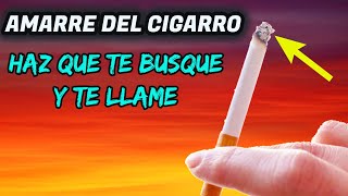 PODEROSO HECHIZO SOLO CON CIGARRO PARA QUE TE BUSQUE HOY MISMO [upl. by Llewen]