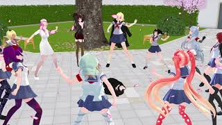 MMD Yandere Simulator 2014  California Gurls [upl. by Macy]