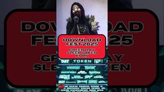 Download Fest 2025 Lineup ft Green Day Korn Sleep Token Shorts [upl. by Bradleigh]