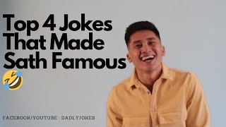 Top 4 Jokes That Made Sath Famous 🤣 dadjokes yeahmad [upl. by Ydnem192]