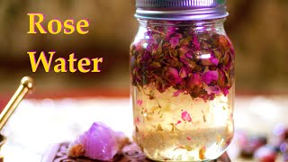 3 Minute Homemade Rose Water Skin Toner Recipe [upl. by Stringer]