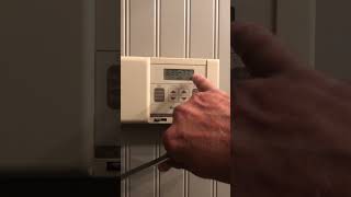 Honeywell Thermostat Battery Couldn’t find this one on YouTube [upl. by Fitzpatrick]