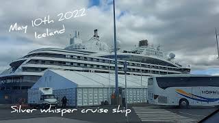 Silver whisper cruise ship  Iceland [upl. by Odnalor]