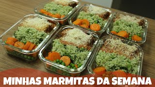 ECONOMIZE SEU SUPERMERCADO COM ORGANIZAÇÃO ALIMENTAR ♥ MINHAS MARMITAS DA SEMANA ♥ CARDÁPIO [upl. by Nylrahs573]