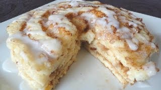 Cinnamon Roll Pancakes [upl. by Aleron]