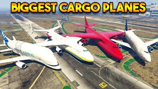 GTA 5  BIGGEST 4 CARGO PLANES WHICH IS BEST [upl. by Anawal]