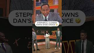 Stephen A says Dan Orlovsky needs to step his shoe game up 🤣👟 shorts [upl. by Siramed]