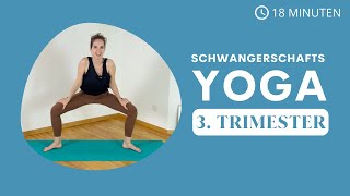 Yoga zur Geburtsvorbereitung  Die besten Übungen für das 3 Trimester [upl. by Avalsorim]