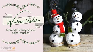 Schneemann selber bauen  Basteln mit Kindern shorts [upl. by Eelydnarb816]