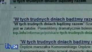 Orędzie Komorowskiego do narodu opublikowano przed katastrofą [upl. by Itnahs]