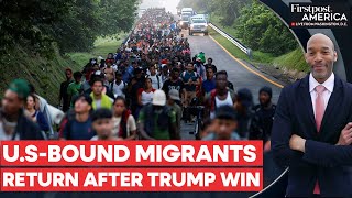 Mexico Migrants Abandon Caravan to the US After Donald Trump Wins  Firstpost America [upl. by Lozar]