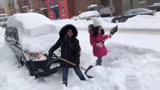 Montreal  Canada Snowfall  Real News  2018 [upl. by Kragh]