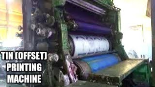 PRINTING MACHINETINOFF SET PRINTING PROCESS [upl. by Eenaj849]