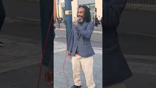 Cariok on the street Bgham England  Bob Marley play back [upl. by Ohcirej644]