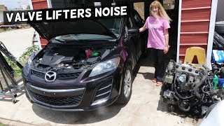 VALVE LIFTER NOISE MAZDA WHAT CAUSES VALVE LIFTER NOISE [upl. by Graniah]