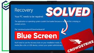 💥CrowdStrike Blue Screen Error How to Fix it  Blue Screen of Death Fixed  July 19 2024 [upl. by Aes978]