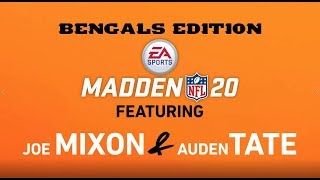 EA Madden 20 Joe Mixon vs Auden Tate [upl. by Odnesor]