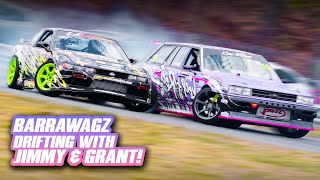 BARRAWAGZ is DIALED Drifting with Jimmy Oakes amp Grant Anderson at Lock City Drift [upl. by Materi]