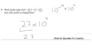 Maths Tutoring for KS2 KS3 and GCSE Maths Standard Form in just 75 seconds GCSE Maths 2025 [upl. by Hajed]