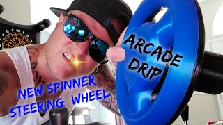 The Dopest Arcade Spinner Steering Wheel [upl. by Yelmene]