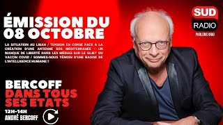 Bercoff dans tous ses états  Émission du 8 octobre [upl. by Phillada258]