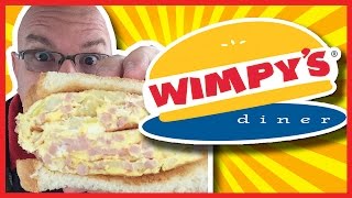 Wimpys Diner Super Western Sandwich Review [upl. by Enyalb]