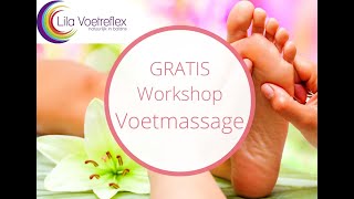 Gratis Workshop ontspannende voetmassage [upl. by Fang]