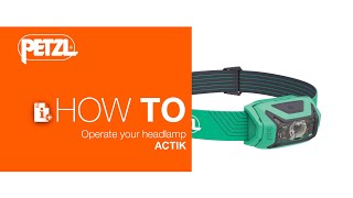 Petzl ACTIK  How To Use [upl. by Bevus727]