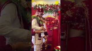 Sagar Lamsal Bale Marriage sagarlamsal weds Sneha dangal [upl. by Aicilak271]