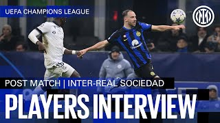 DARMIAN FRATTESI AND MORE  INTER 00 REAL SOCIEDAD  PLAYERS INTERVIEW 🎙️⚫🔵 [upl. by Martelle]