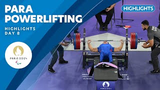 🏋️ Para Powerlifting Highlights  Day 8  Paris 2024 Paralympic Games [upl. by Dredi]