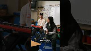 Billie Eilish and Finneas OConnell Surprise 1st Graders in Their LA Hometown🎶Billie Eilish [upl. by Ytirahc]