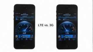 iPhone 5 4G LTE vs 3G Speed Test [upl. by Nnaes]