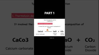 Types of chemical reaction 🤯decompositionreaction chemistry ytshorts [upl. by Cecily995]