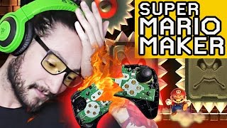 000  CONTROLLER DESTRUCTION RAGE  3  SUPER MARIO MAKER [upl. by Hoopen]