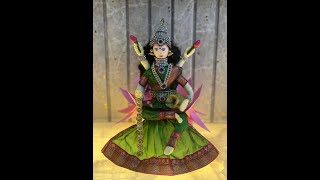 Wire doll makingLakshmi doll making [upl. by Gnod]