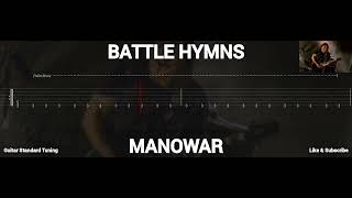 MANOWAR  BATTLE HYMNS  TAB GUITAR [upl. by Okier702]