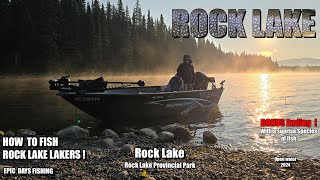 Rock Lake  How to Catch Lake Trout in Rock Lake [upl. by Lynden]