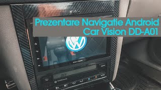 Prezentare si montaj Navigatie Car Vision DDA01  2GB Ram  32 GB memorie interna [upl. by Haya]