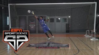 Jarrett Allen Uses His Impressive Hops To Block Kicks  Sport Science  ESPN [upl. by Dino233]