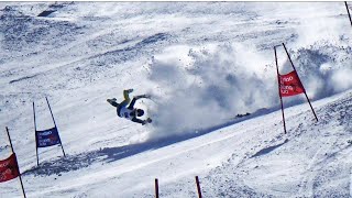 TOP 10  Giant Slalom Skiing Fails The Most Dramatic Moments HD [upl. by Jollenta]