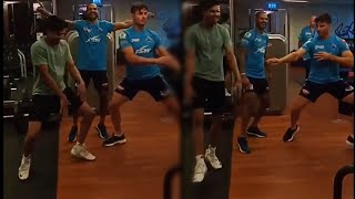 Shreyas Iyer Shikhar Dhawan amp Marcus Stoinis Dance  Delhi Capitals  IPL 2020 [upl. by Aerised]