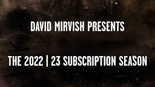 202223 Mirvish Theatre Subscription Season [upl. by Cave]