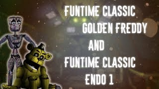 FNAF  Speed Edit Making Funtime Classic Golden Freddy and Funtime Classic Endo 1 FNaF 1 [upl. by Athal997]