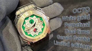 Gerald Genta Octo Perpetual Calendar Dual Time Limited Edition [upl. by Betsy]